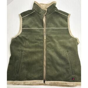 NWT! Women’s XL Woolrich Olive Ferndale Corduroy Vest With Soft Minky Lining